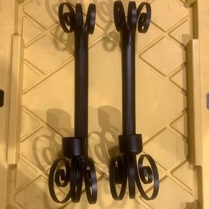 2 Black Metal Sconce’s